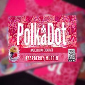 Buy Polkadot Raspberry Muffin Chocolate Bar